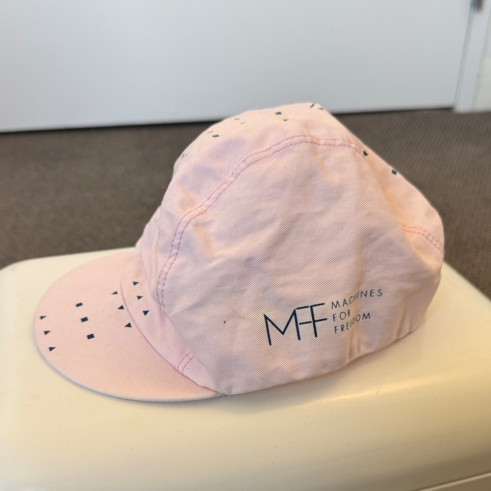Machines for Freedom Light Pink Cycling Cap